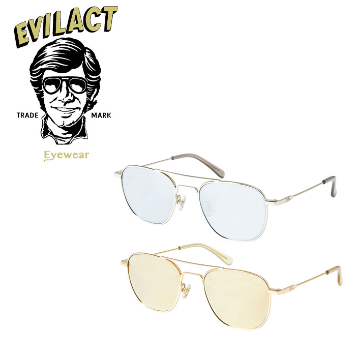 EVILACT EYEWEAR (イーブルアクトアイウエア)　 MIAMI (マイアミ) MIRROR LENS　 【サングラス メガネ ミラーレンズ】【EAE24-18】【