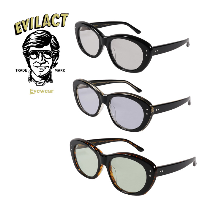 EVILACT EYEWEAR (イーブルアクトアイウエア)　 GREYHOUND  COLOR DIMMING LENS　 【サングラス メガネ カラー調光レンズ】【EAE24-1
