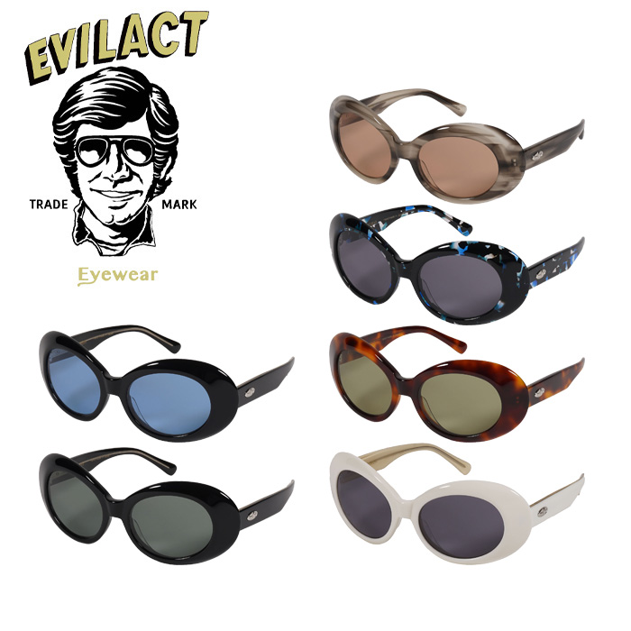 EVILACT EYEWEAR (イーブルアクトアイウエア)　 EAGLE  COLOR LENS　 【サングラス メガネ カラーレンズ】【EAE24-20】【インタープ