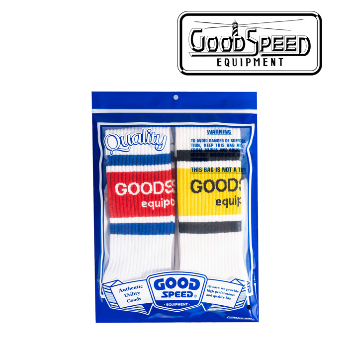 GOODSPEED equipment(グッドスピードエクイップメント)　 High 2P Socks 　 【ソックス 靴下】【インタープレイ INTERPLAY】【EVILAC
