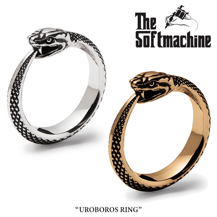 SOFTMACHINE (ソフトマシーン)　 UROBOROS RING　【リング 指輪】【シルバー アクセサリー TATOO】【予約商品】【キャンセル不可】
