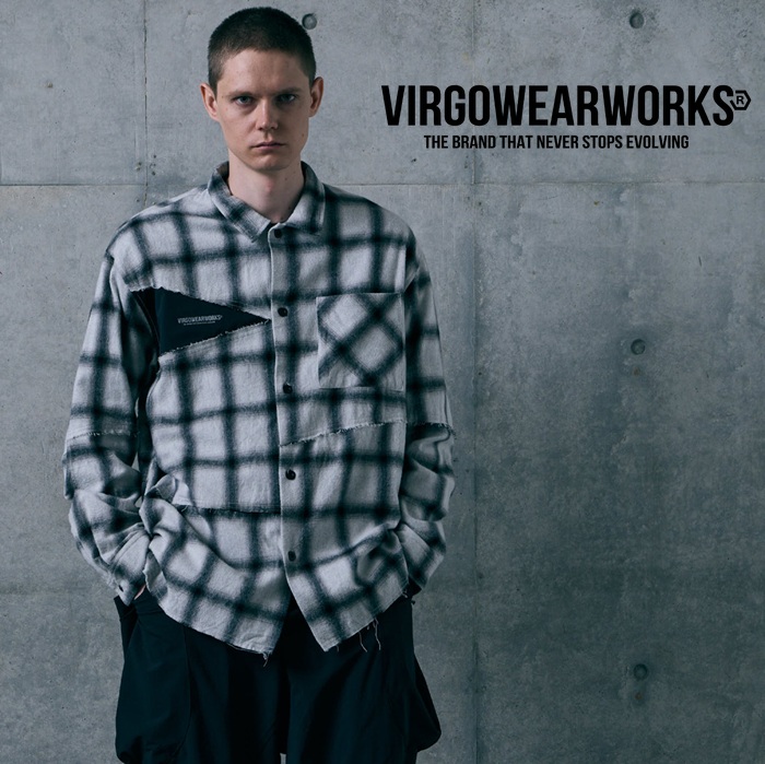 VIRGOwearworks (ヴァルゴウェアワークス)  　FRACTURE CHECK SHIRT　【シャツ 長袖】【VG-SH-279】【2026 AUTUMN&WINTER 先行予約】