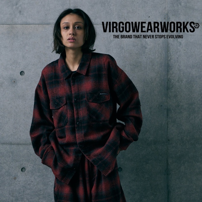 VIRGOwearworks (ヴァルゴウェアワークス)  　ESSENTIAL CPO SHIRT　【シャツ 長袖】【VG-SH-280】【2026 AUTUMN&WINTER 先行予約】