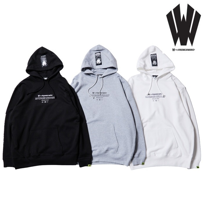 W +VIRGOwearworks (ヴァルゴウェアワークス)  　W SWT PULL OVER HOODIE　【パーカー フーディ】【W-SWT-011】【2026 AUTUMN&WINTER