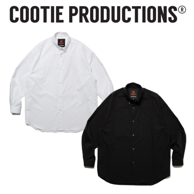 COOTIE (クーティー) 　 EWP Oxford B.D. Shirts 　【COOTIE × BARACUTA バラクータ】【BRCT-CTE25S-401】【ボタンダウン シャツ】【