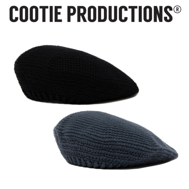 COOTIE(クーティー) 　 Crochet Knit Beret 　【ニット　ベレー  帽子】【CTE-25A517】　