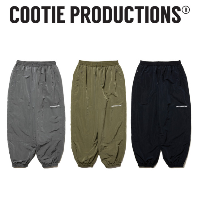 COOTIE(クーティー) 　 Nylon Ripstop Training Pants 　【CTE-25S128】【ナイロン リップストップ トレーニング パンツ】【COOTIE P