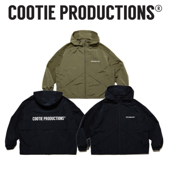 COOTIE (クーティー)　 Nylon Ripstop Training Jacket 　【ナイロン リップストップ トレーニング ジャケット】【COOTIE PRODUCTION