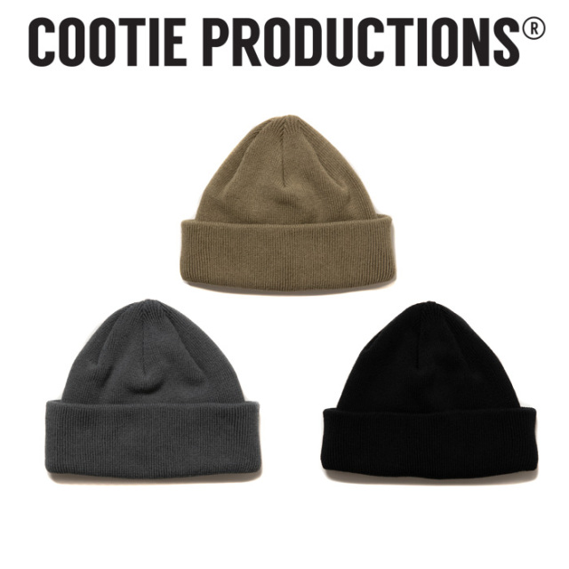 COOTIE(クーティー) 　 Dry Tech Cuffed Beanie 　【ドライテック ビーニ―  帽子】【CTE-25S550】　