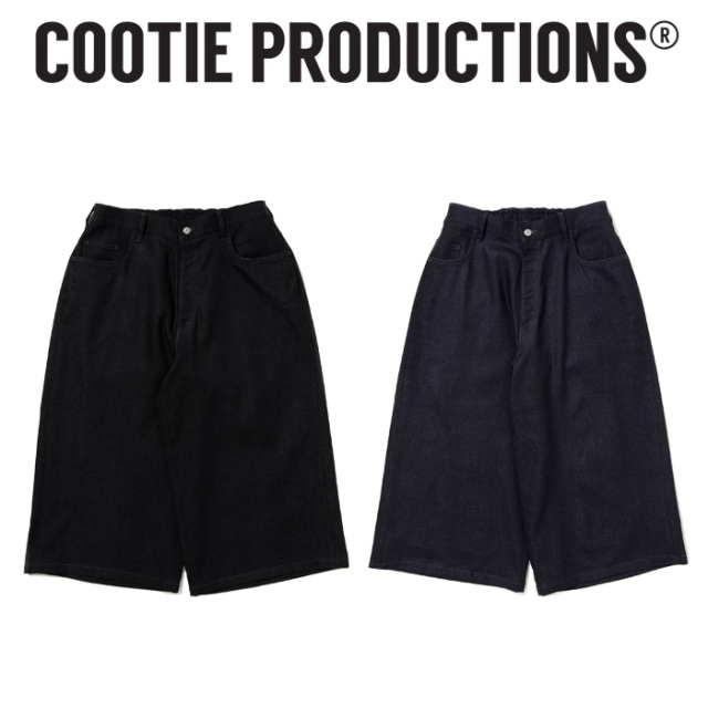 COOTIE(クーティー) Reverse Loop Denim 5 Pocket Shin Cut Wide Easy