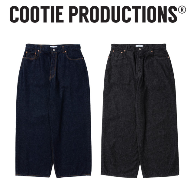 COOTIE(クーティー) 　 12.5oz Denim 5 Pocket Extra Baggy Pants 　【COOTIE】【CTE-25A111】【12.5オンス デニム エクストラ バギ