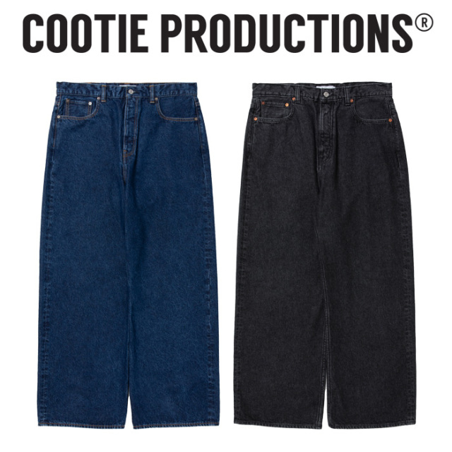COOTIE(クーティー) 12.5oz Denim 5 Pocket Square Leg Pants(Fade)
