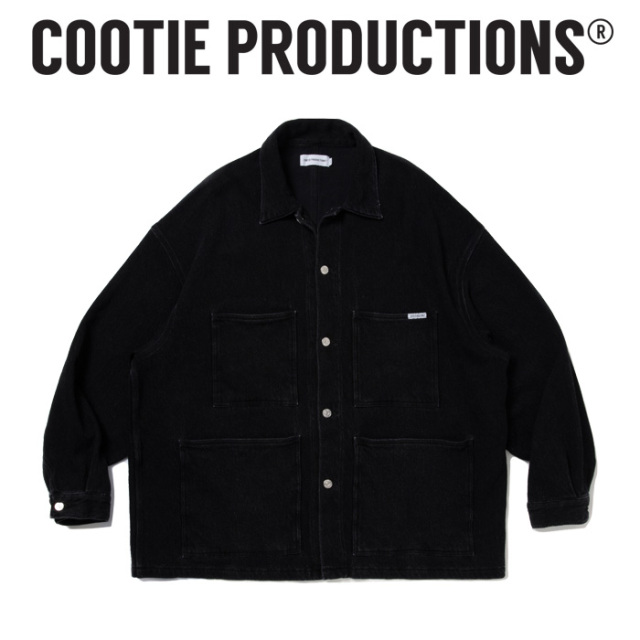 COOTIE (クーティー)　 Sulfur Dyed Exaggerated Twill Coverall 　【サルファーダイ カバーオール ジャケット】【COOTIE PRODUCTION