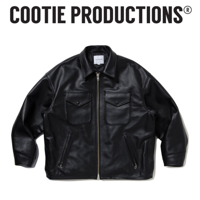 キ*タ様 クーティー cootieポリスマンレザージャケット 中古・古着通販】COOTIE (クーティー) Ranger jacket ポリスマン
