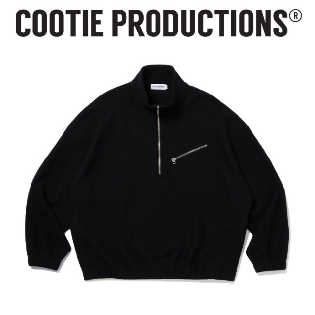 COOTIE (クーティー)　 W/N Fleece Half Zip Top 　【ウール フリース ハーフジップ トップ】【COOTIE PRODUCTIONS クーティープロダ