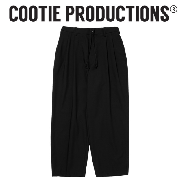COOTIE(クーティー) 　 T/W Twill 2 Tuck Wide Easy Trousers 　【COOTIE】【CTE-26S106】【2タック ワイド イージー パンツ】【COOT