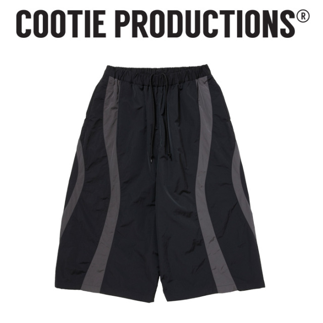 COOTIE(クーティー) Nylon Paneling Shin Cut Wide Track Pants