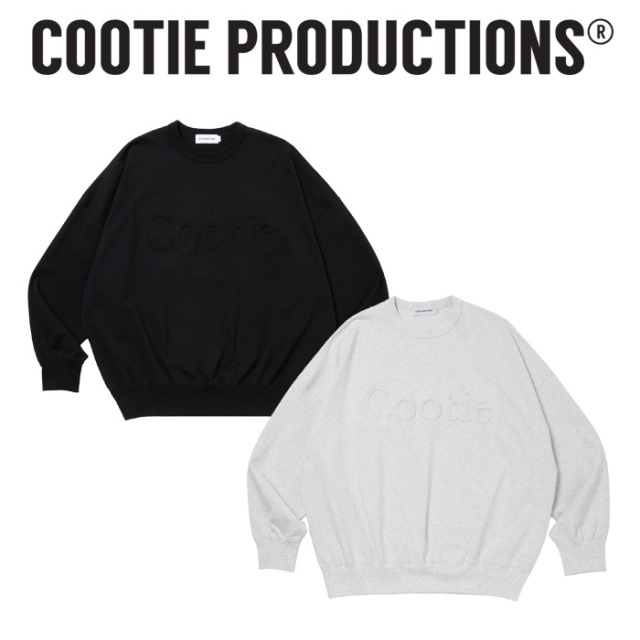 COOTIE (クーティー)　 Heavy Oz Jersey Plain Crew 　【スウェット クルーネック】【COOTIE PRODUCTIONS クーティープロダクション