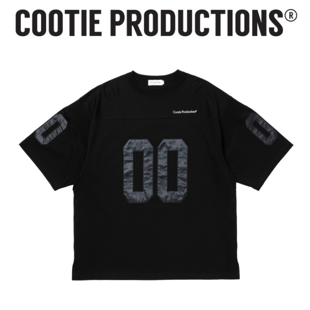 COOTIE (クーティー)　 Plaited Jersey Football S/S Tee 　【フットボール TEEシャツ】【COOTIE PRODUCTIONS クーティープロダクシ