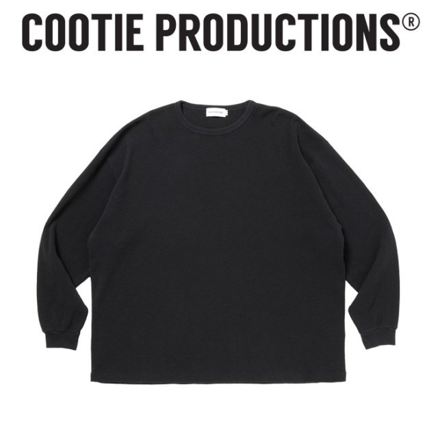 COOTIE(クーティー) Degreasing Rough Waffle L/S Tee