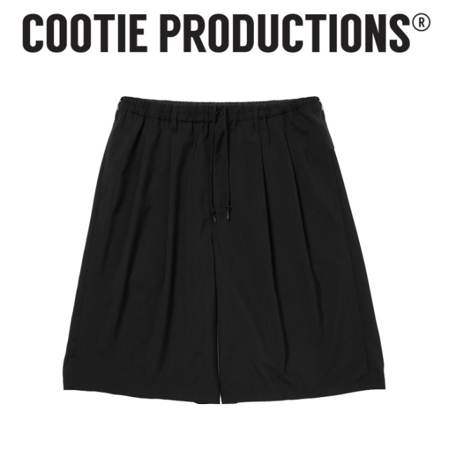 COOTIE(クーティー) 　 T/W 2 Tuck Easy Shorts 　【CTE-26S103-PLAIN】【2タック イージー ショーツ パンツ】【COOTIE】【COOTIE PR