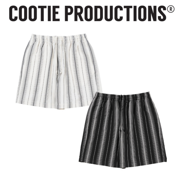 COOTIE(クーティー) 　 Dobby Chain Stripe Easy Shorts 　【CTE-26S130】【イージー ショーツ パンツ】【COOTIE】【COOTIE PRODUCTI