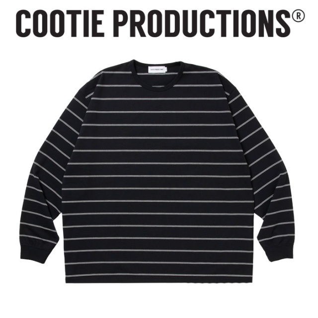 COOTIE (クーティー)　 Dry Tech Jersey Border L/S Tee 　【CTE-26S350】【ドライテック ロングスリーブ Tシャツ】【COOTIE PRODUCT
