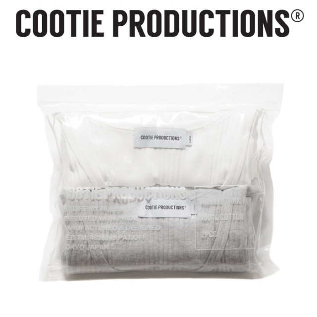 COOTIE (クーティー)　 Ribbed Tank Top (2 Pack) 　【CTE-26S345】【タンクトップ】【COOTIE PRODUCTIONS クーティープロダクション