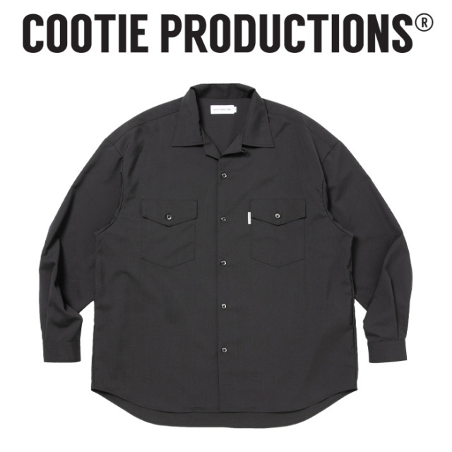 COOTIE (クーティー) 　 T/W L/S Scout Shirt 　【CTE-26S401-PLAIN】【スカウト シャツ】【COOTIE PRODUCTIONS クーティープロダク