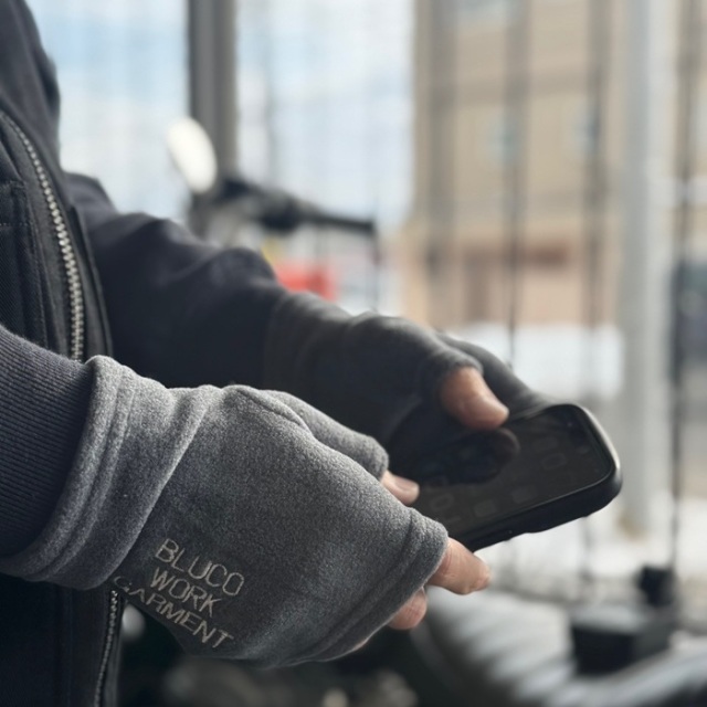 BLUCO(ブルコ)　FINGER-LESS GLOVE　【グローブ 手袋】【115-66-003】【新作 即発送可能】【BLUCO ブルコ】　