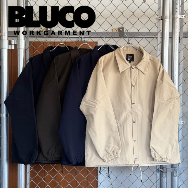 BLUCO (ブルコ)　60/40 CHIN STRAP COACH JACKET　【コーチジャケット】【151-31-041】【2025 SPRING コレクション 新作】　