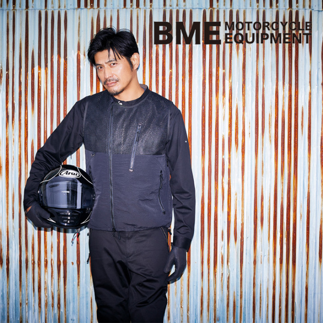 BME (BLUCO MOTORCYCLE EQUIPMENT)　MESH RIDE VEST　【メッシュベスト】【351-35-011】【2025 SPRING/SUMMER コレクション】【お取