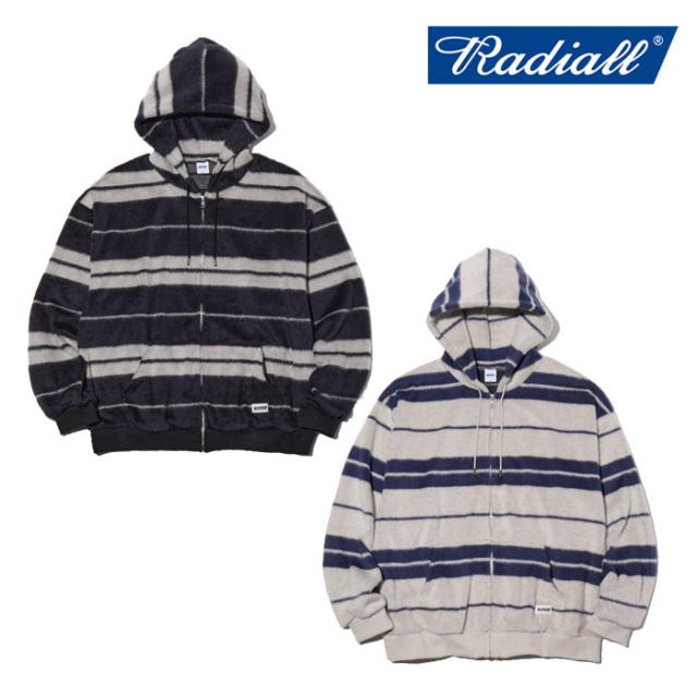 RADIALL ラディアル 　BAJA - ZIP UP HOODIE　 【パーカー】【2025 AUTUMN & WINTER 新作】【RAD-25AW-CUT006】【インタープレイ INT