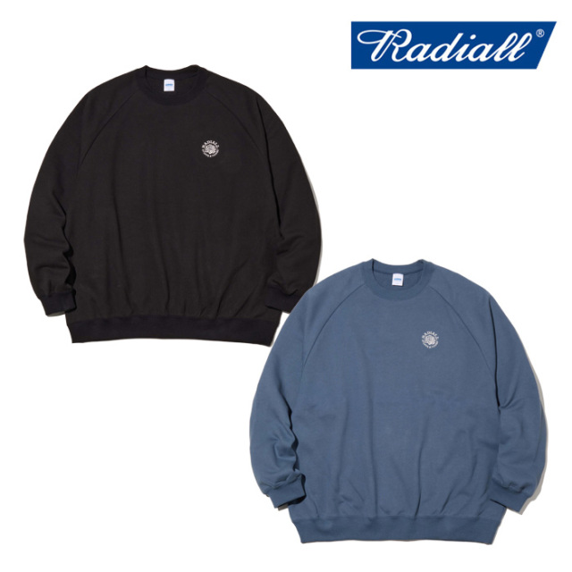 RADIALL ラディアル 　RHODES - CREW NECK SWEATSHIRT L/S　 【スウェット】【2025 AUTUMN & WINTER 新作】【RAD-25AW-CUT019】【イ