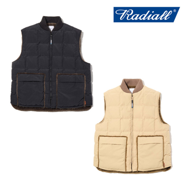 RADIALL ラディアル 　OLD COUNTRY - BOA VEST　 【ボアベスト】【2025 AUTUMN & WINTER 新作】【RAD-25AW-JK012】【インタープレイ 