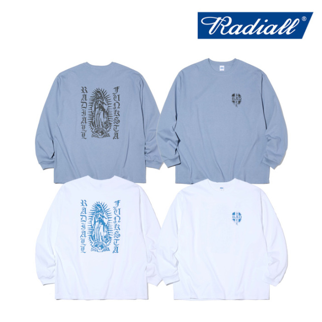 RADIALL ラディアル 　ROAD CHARM - CREW NECK T-SHIRT L/S　 【Tシャツ 長袖】【2025 MID WINTER 新作】【RAD-25MW-CUT001】【イン