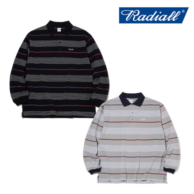 RADIALL ラディアル 　G-BODY - POLO SHIRT L/S　 【ポロシャツ 長袖】【2025 SPRING&SUMMER COLLECTION】【RAD-25SS-CUT008】【イン