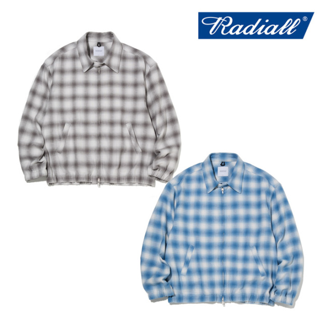 RADIALL ラディアル 　EL CAMINO - ZIP UP JACKET　 【ジップアップジャケット】【2025 SPRING&SUMMER COLLECTION】【RAD-25SS-JK005