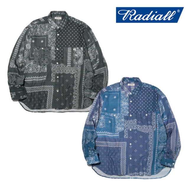 RADIALL ラディアル 　MUSCLE SHOALS - REGULAR COLLARED SHIRT L/S　 【シャツ 長袖】【2025 SPRING&SUMMER COLLECTION】【RAD-25SS