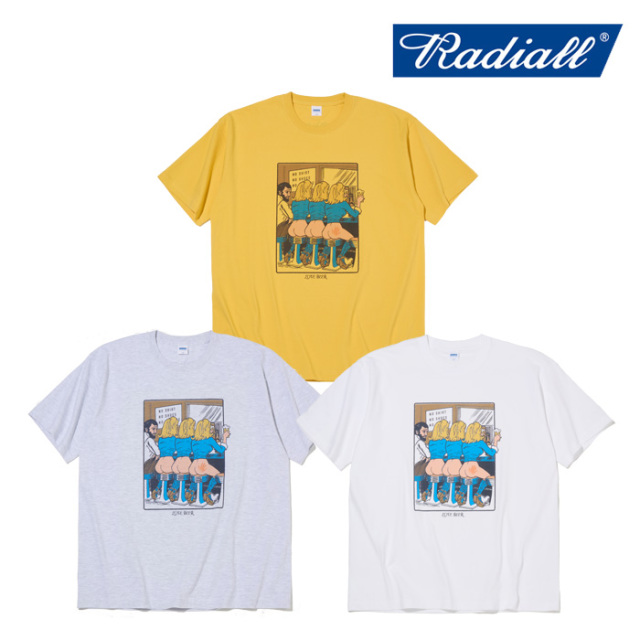 RADIALL ラディアル 　LOVE BEER - CREW NECK T-SHIRT S/S　 【Tシャツ 半袖】【2025 SPRING&SUMMER COLLECTION】【RAD-25SS-TEE013