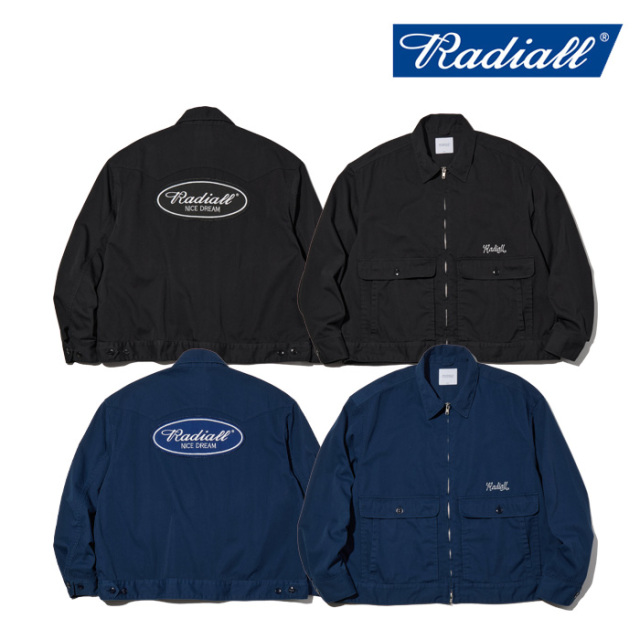 RADIALL ラディアル 　MOTIVE - ZIP UP JACKET　 【ジャケット】【2026 SPRING & SUMMER 新作】【RAD-26SS-JK002】【インタープレイ 