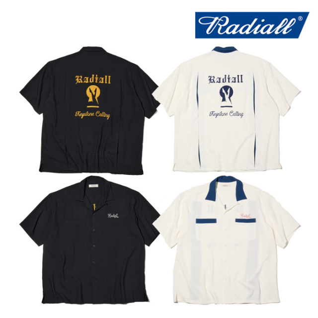 RADIALL ラディアル 　KEYSTONE - OPEN COLLARED SHIRT S/S　 【ショートスリーブ シャツ 半袖】【2026 SPRING & SUMMER 新作】【RAD