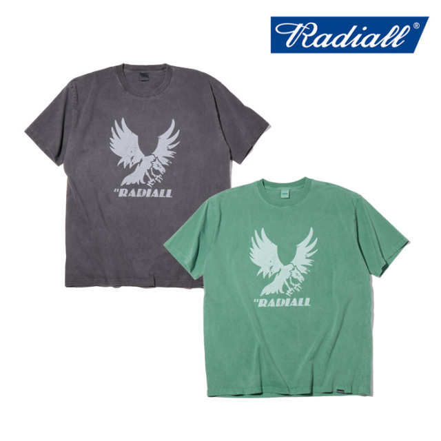 RADIALL ラディアル 　EAGLE TIP - CREW NECK T-SHIRT S/S　 【ショートスリーブ Tシャツ 半袖】【2026 SPRING & SUMMER 新作】【RAD