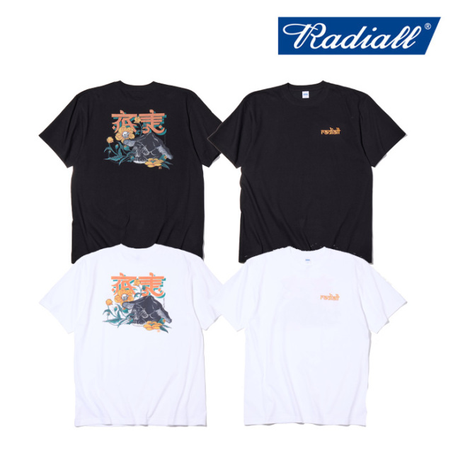 RADIALL ラディアル 　HALLUCINATION - CREW NECK T-SHIRT S/S　 【ショートスリーブ Tシャツ 半袖】【2026 SPRING & SUMMER 新作】