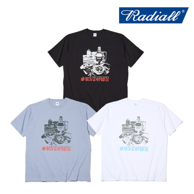 RADIALL ラディアル 　TRUE DEAL POT - CREW NECK T-SHIRT S/S　 【ショートスリーブ Tシャツ 半袖】【2026 SPRING & SUMMER 新作】