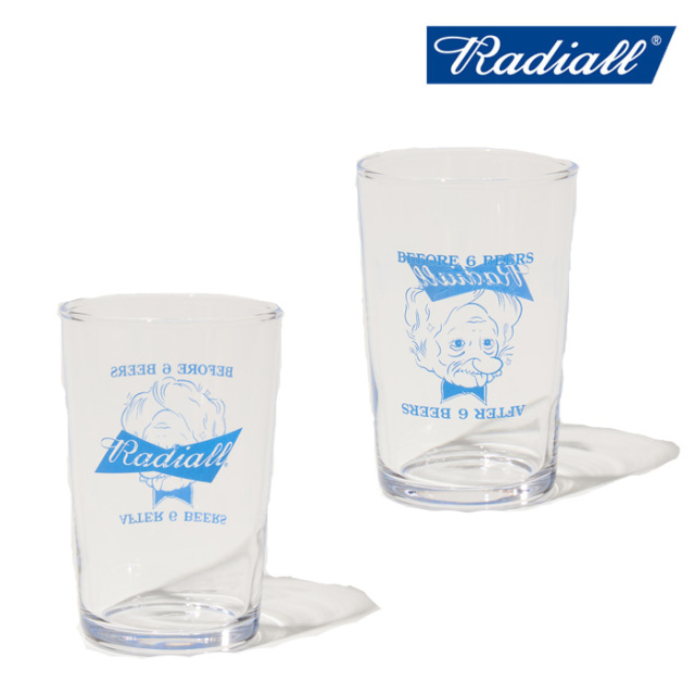 RADIALL ラディアル 　AFTER BEER - GLASS TUMBLER　 【グラスタンブラー】【2025 MID SUMMER EXHIBITION】【RAD-ACC001】【インター