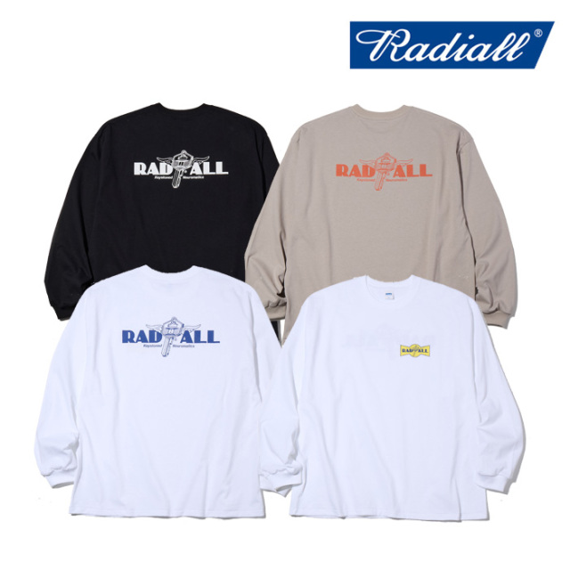 RADIALL ラディアル 　BOWTIE - CREW NECK T-SHIRT L/S　 【Tシャツ 長袖】【2026 MID SUMMER EXHIBITION 新作】【RAD-C12264】【イ
