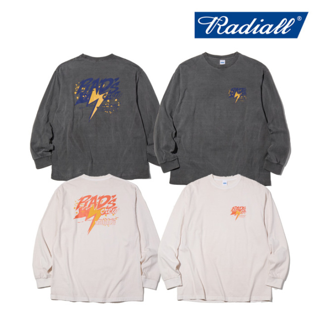 RADIALL ラディアル 　MUD GUARD - CREW NECK T-SHIRT L/S　 【Tシャツ 長袖】【2026 MID SUMMER EXHIBITION 新作】【RAD-C14264】【