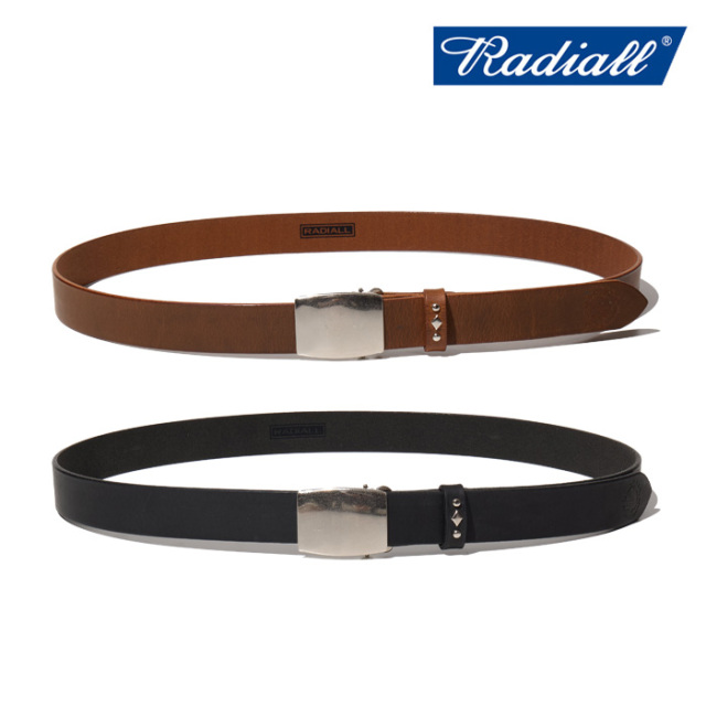 RADIALL ラディアル 　RHODES - LEATHER BELT / PLAIN　 【ベルト】【2026 SPRING & SUMMER 新作】【RAD-ONL004】【インタープレイ I