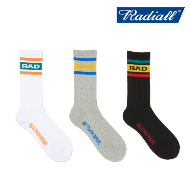 RADIALL ラディアル 　HIGH KICK - 1PAC SOX LONG / DRALON　 【ソックス 靴下】【2024 AUTUMN＆WINTER COLLECTION】【RAD-PAC066】